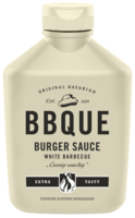 BBQUE Burger Sauce White Barbecue in der weißen Flasche
