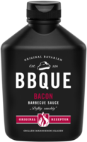 BBQUE Bacon Sauce in der schwarzen Flasche