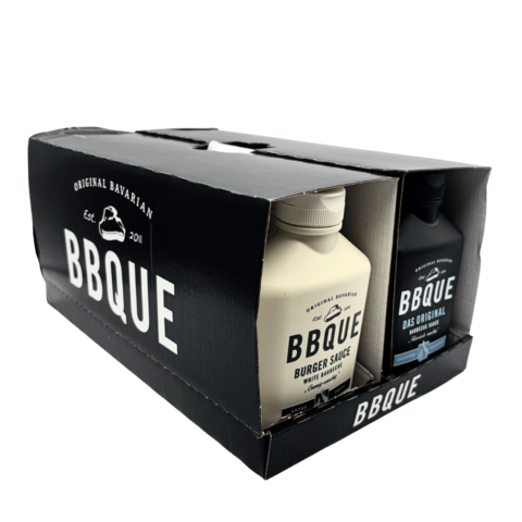 BBQUE Saucen Bundle Master Grill Box mit 12x 400ml Flaschen