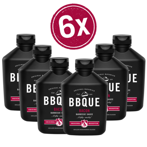 BBQUE Bacon Sauce 6x400ml