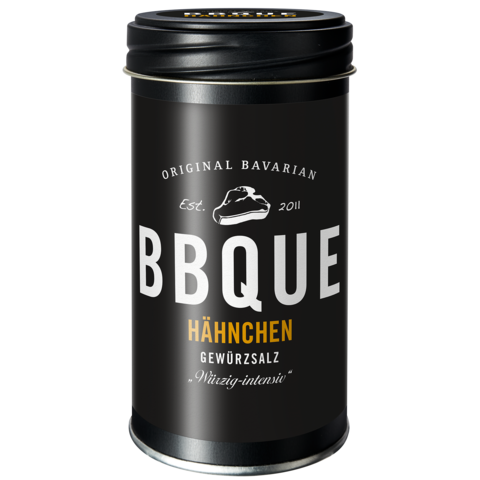 BBQUE Hänchengewürz in der schwarzen 220g Dose
